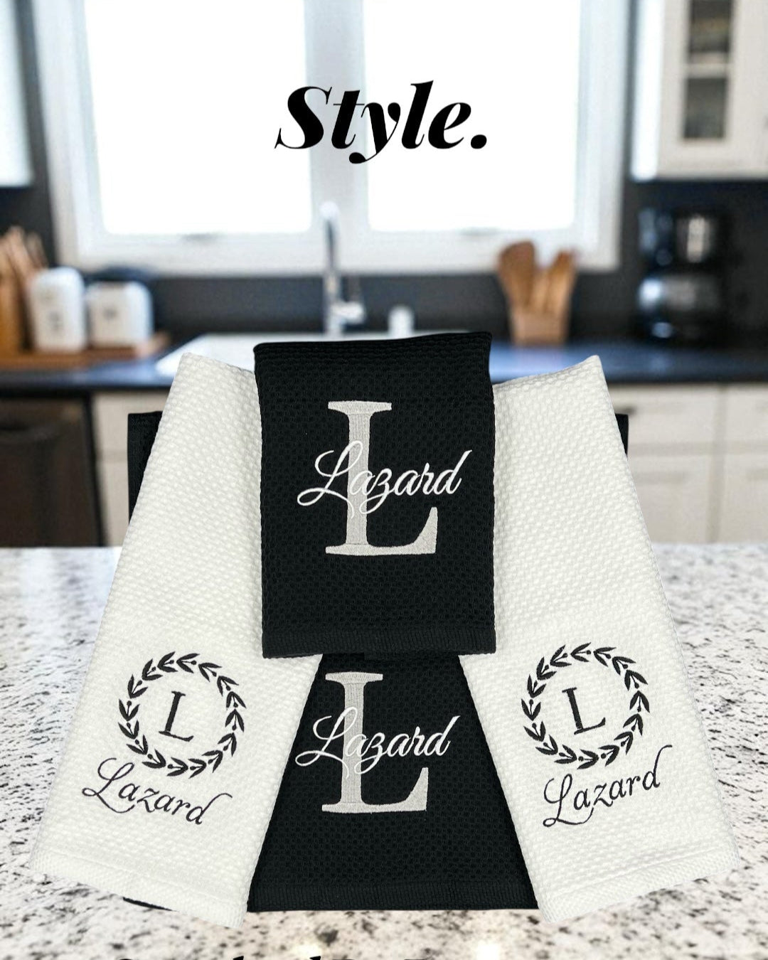 Custom Monogram Towels 2