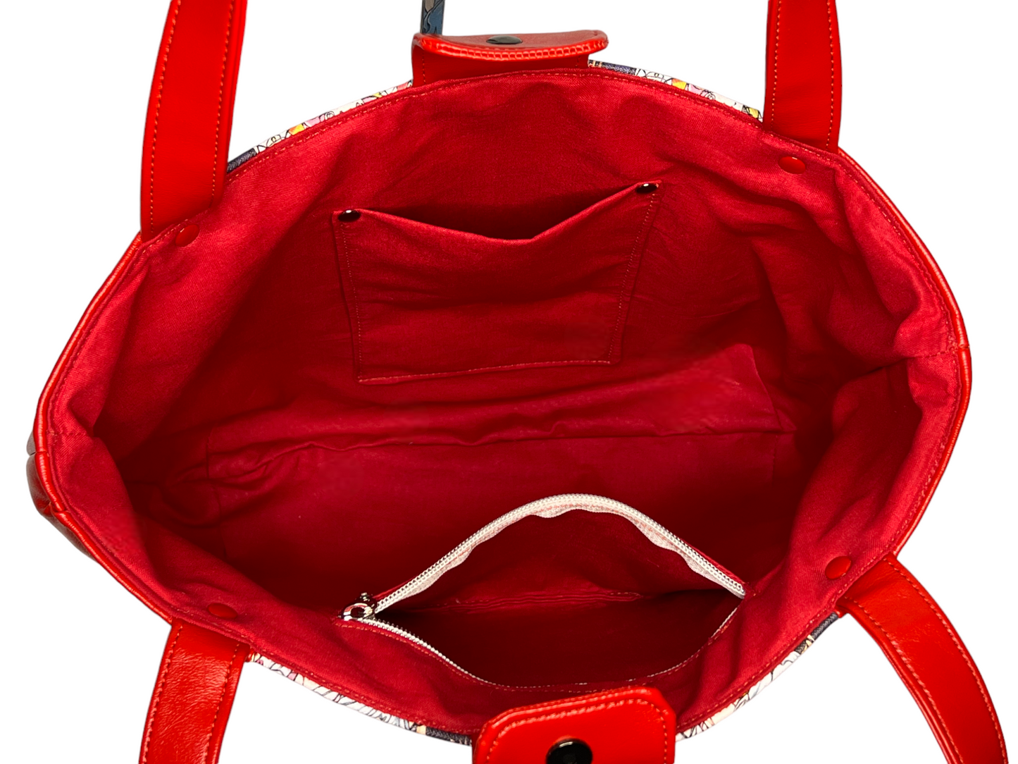 Anime & Red Padded Custom Tote Bag