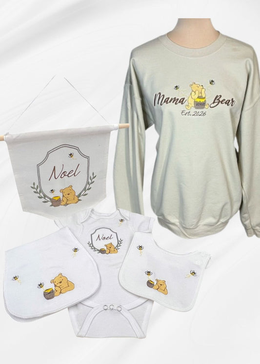 Mama & Me (Pooh) Bear- Sweatshirt & Complete Gift Set