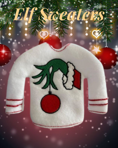 Elf Shirt/Dress __ Green Hand w Initials