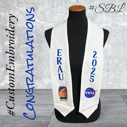 Grad. Stole/Sash - Name and School Initials - 2