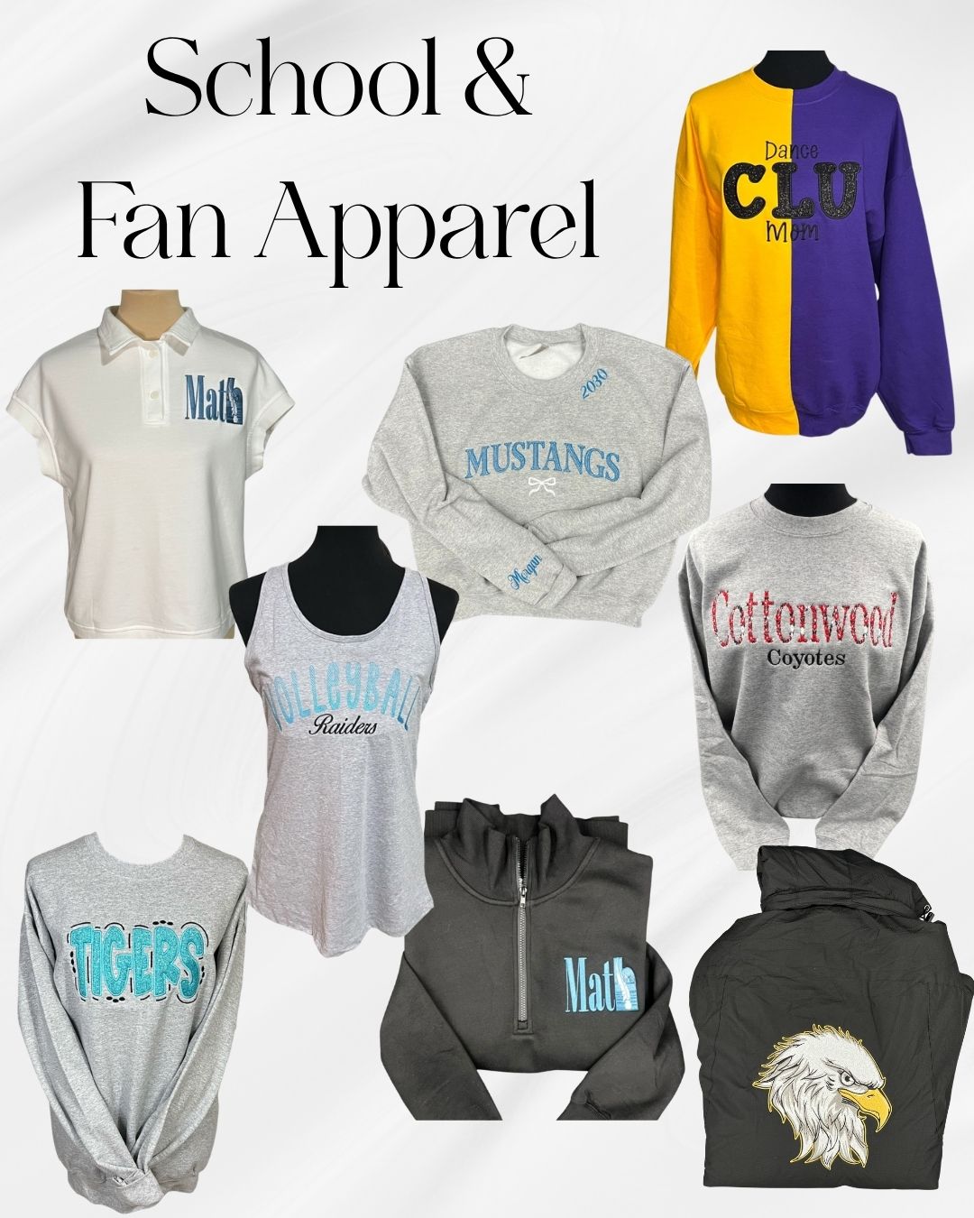 Customize School & Fan Apparel