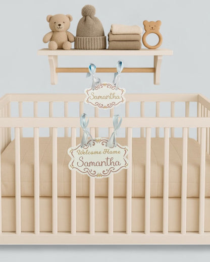 Name Tag Soon Rose & Gold