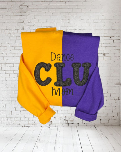CLU Dance Mom Split Color Sweatshirt