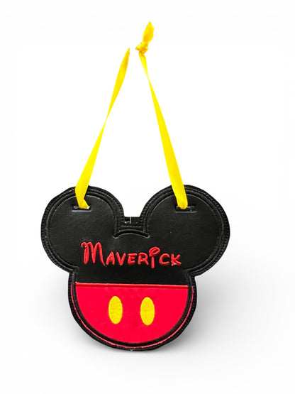 Boy Mouse Stroller / Name Tag