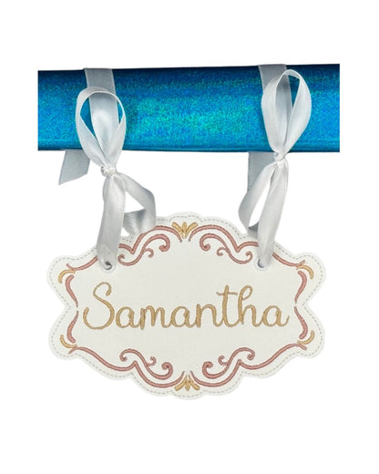 Name Tag Soon Rose & Gold