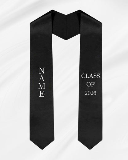 Grad. Stole/Sash - Name and Class Of - 2