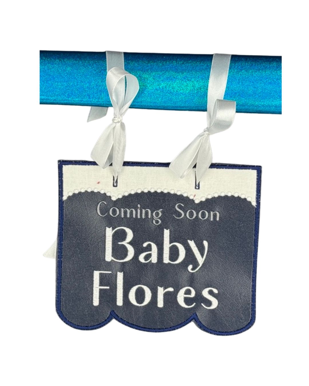 Coming Soon Blue and White