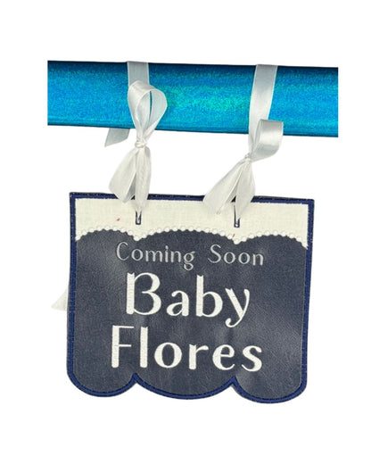 Coming Soon Blue and White