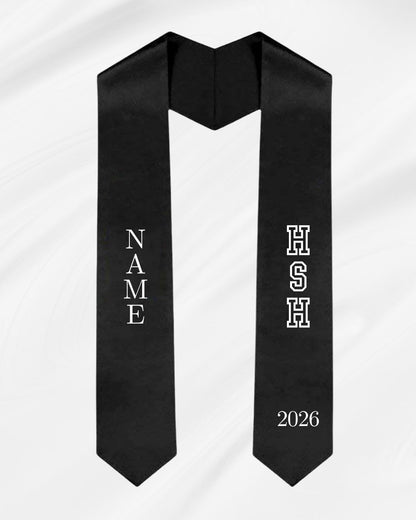 Grad. Stole/Sash - Name and School
