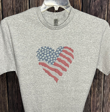 Patriotic Heart T-Shirt