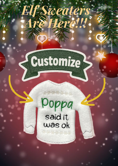 Elf Shirt/Dress __ Said Customize