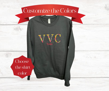 Custom Floral Sweatshirt