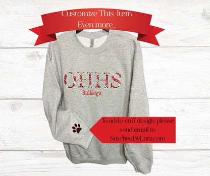 Custom Floral Sweatshirt