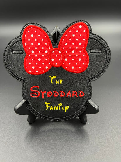 Girl Mouse Stroller / Name Tag