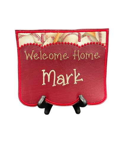 Welcome Home Baseball Banner