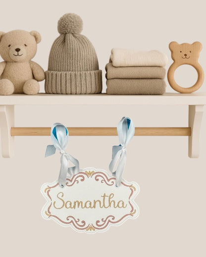 Name Tag Soon Rose & Gold