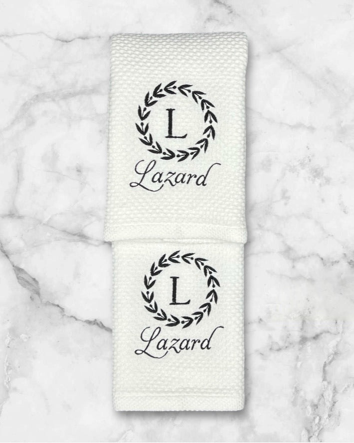 Custom Monogram Towels 2
