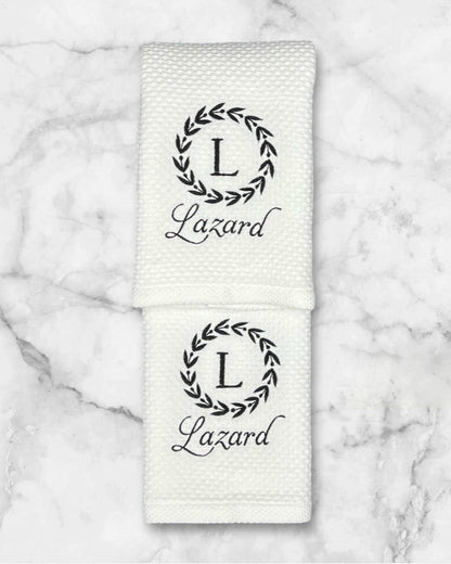 Custom Monogram Towels 2