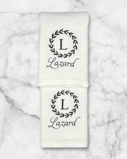 Custom Monogram Towels 2