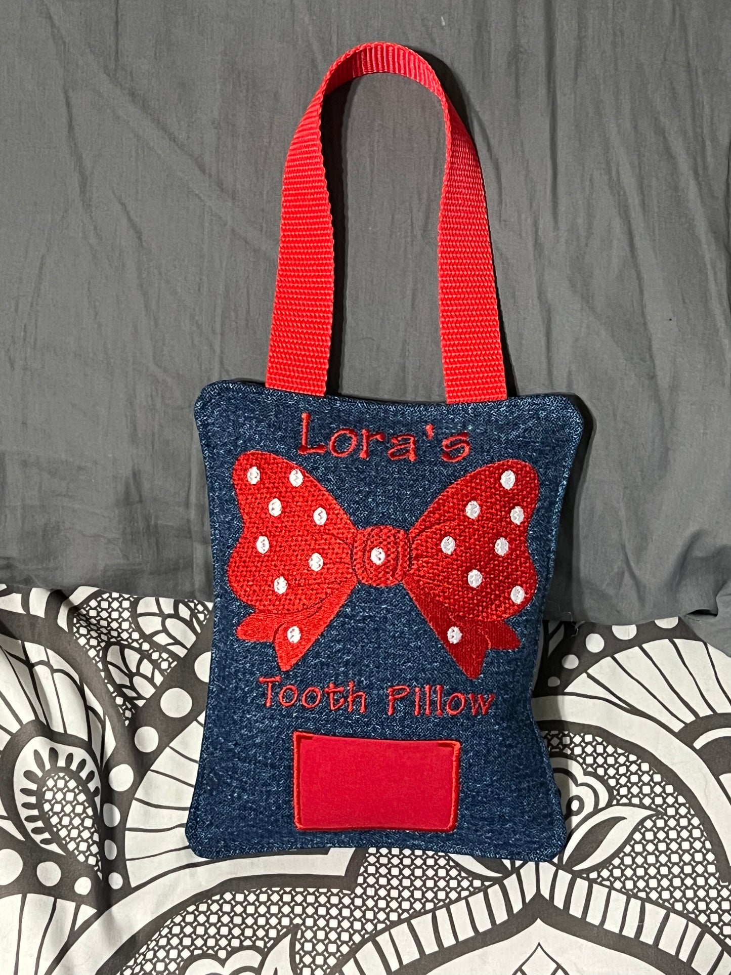 Bow Tooth Pillow 2