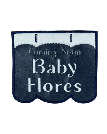 Coming Soon Blue and White