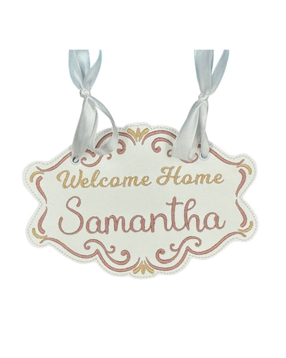 Welcome Home/Coming Soon Rose & Gold Banner