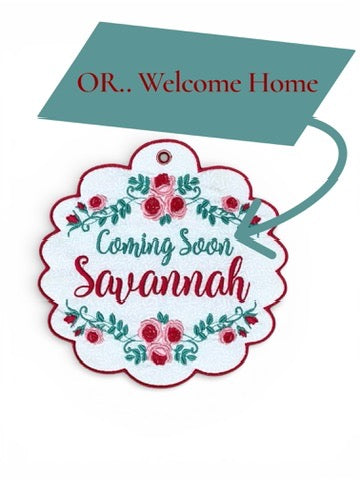 Welcome Home/Coming Soon Floral
