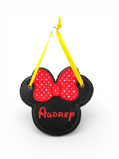 Girl Mouse Stroller / Name Tag