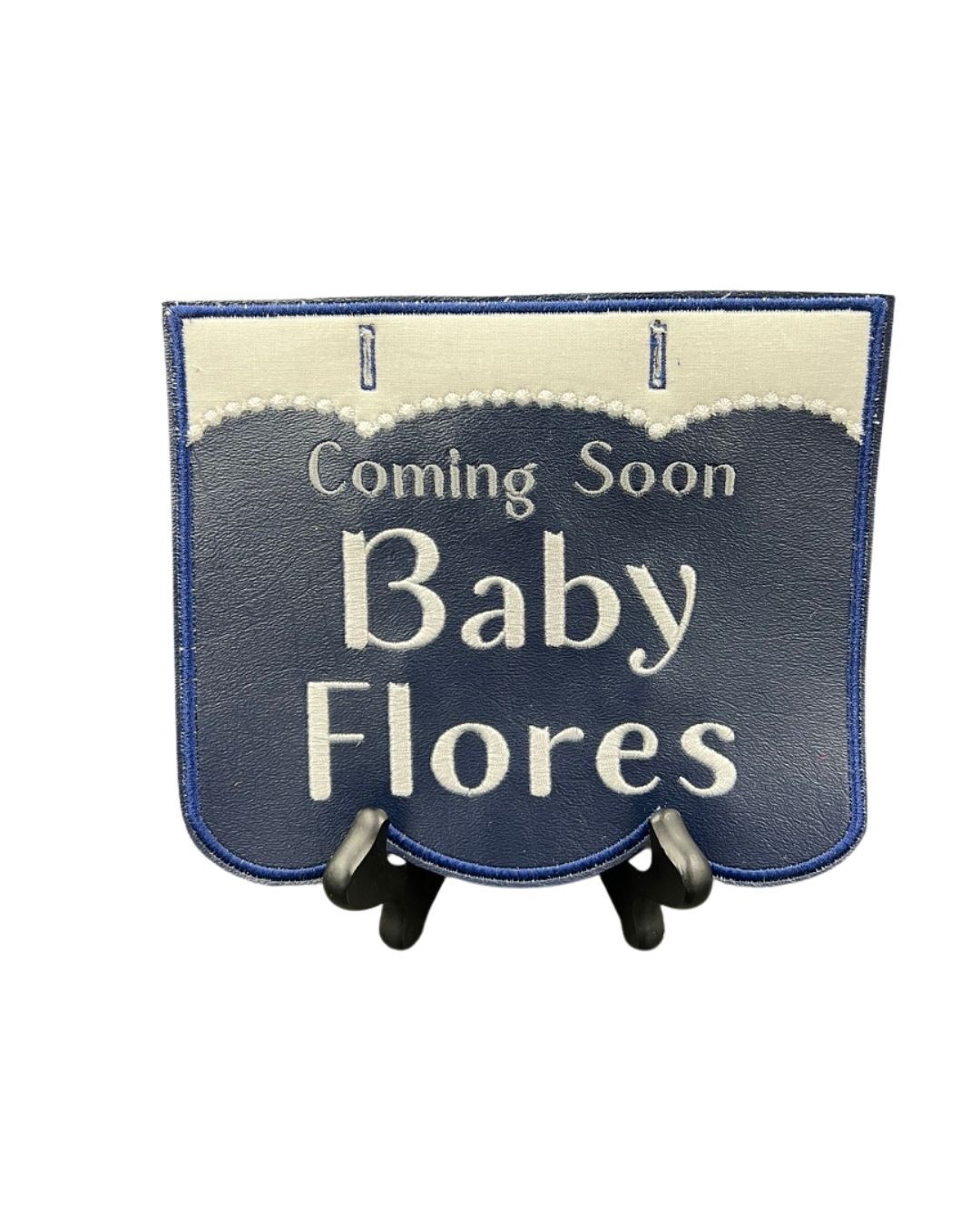 Coming Soon Blue and White