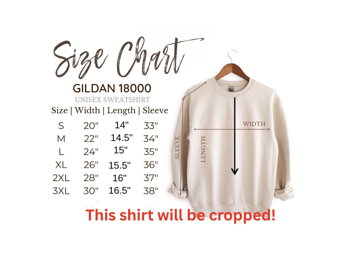 SENIOR Sweatshirt - CROPPED Length