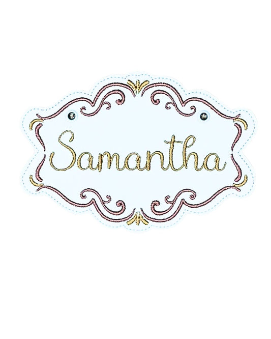 Name Tag Soon Rose & Gold