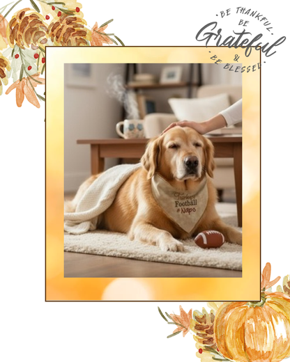 Personalized Fall Leaf- Dog bandana