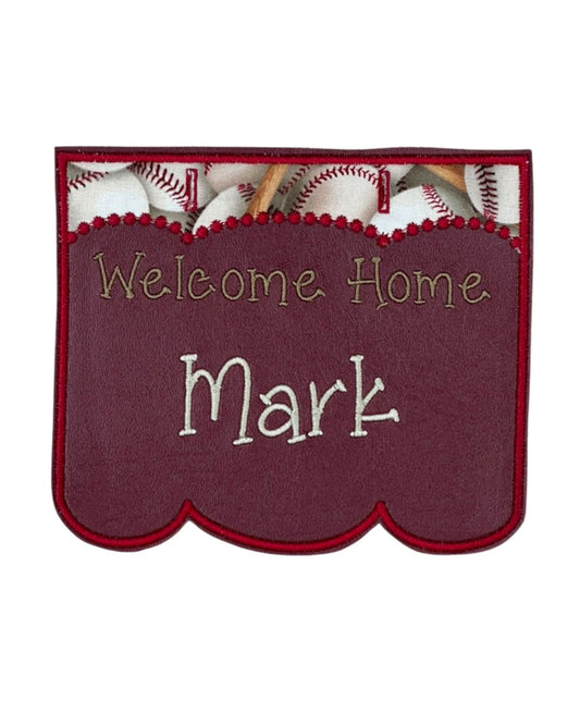 Welcome Home Baseball Banner