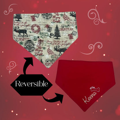 Personalized Christmas - Dog bandana