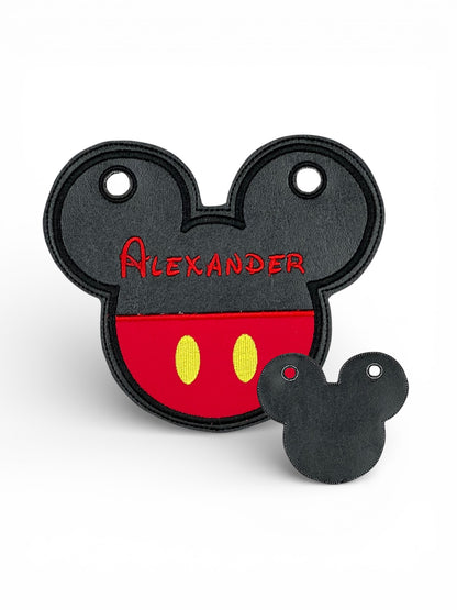 Boy Mouse Stroller / Name Tag