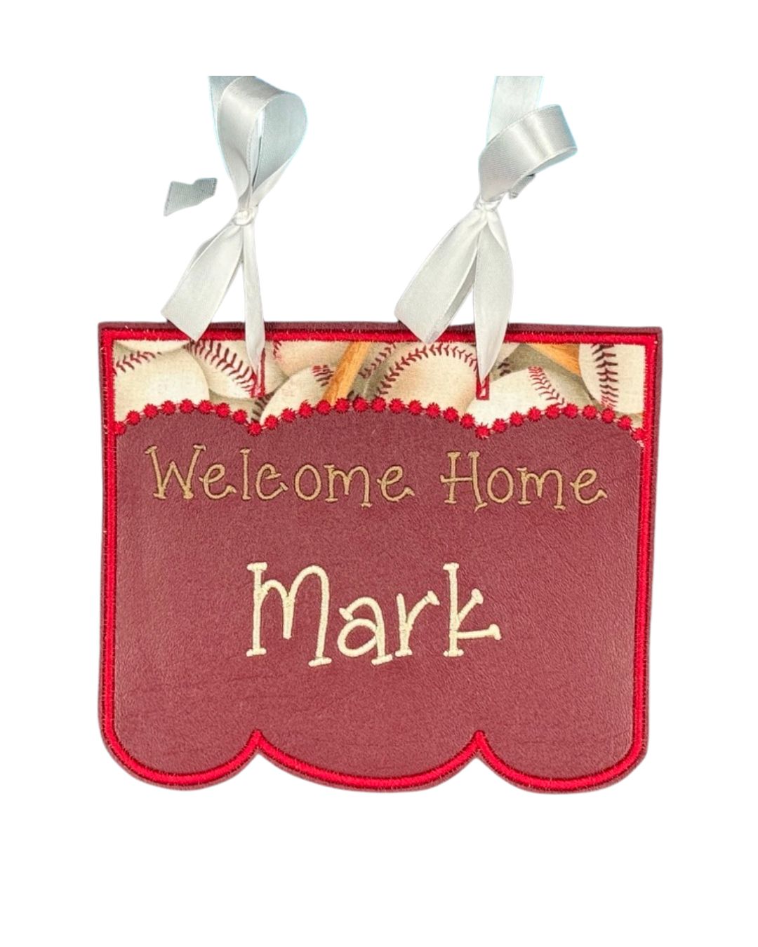 Welcome Home Baseball Banner