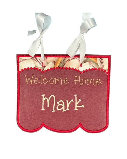 Welcome Home Baseball Banner