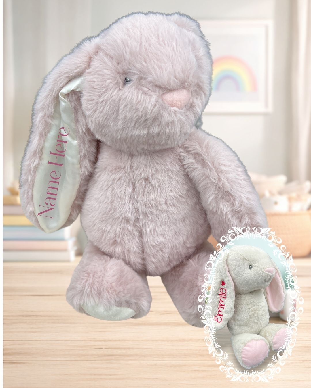 Blush (Pink) Bunny w/ Rattle inside