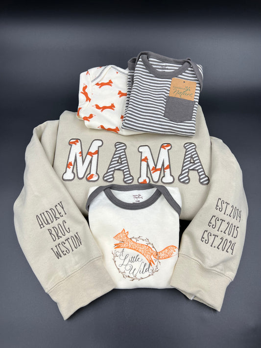 MAMA Keepsake Sweatshirt - Customized