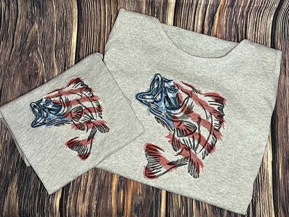 Patriotic Fish T-Shirt