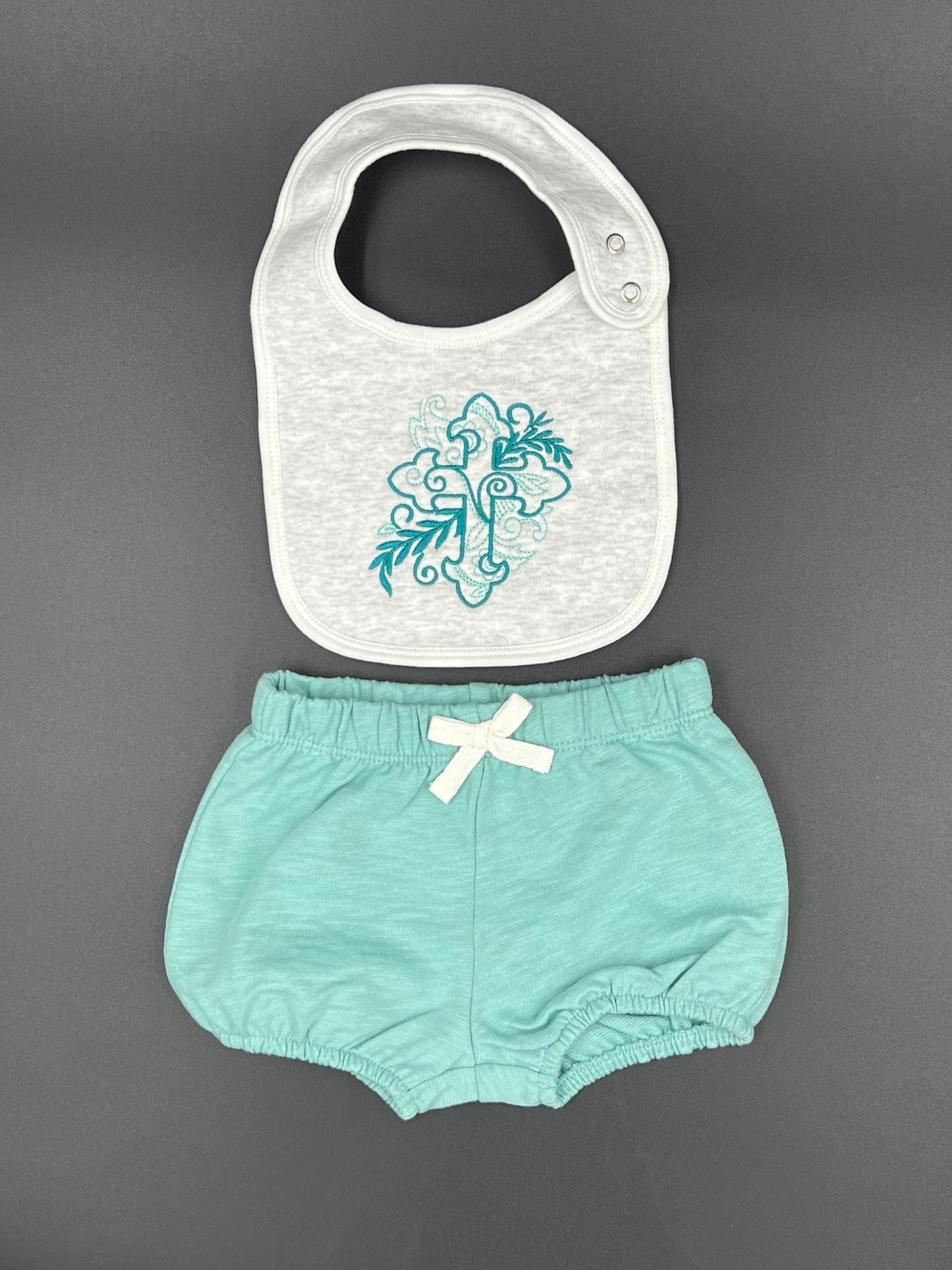 Swirly Cross Baby 3pc Set - 6 month