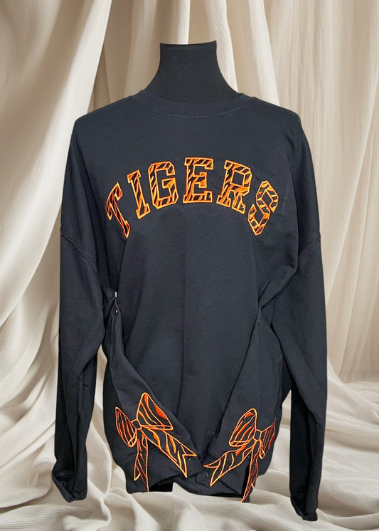 Tiger Spirit Shirt with Side Bow