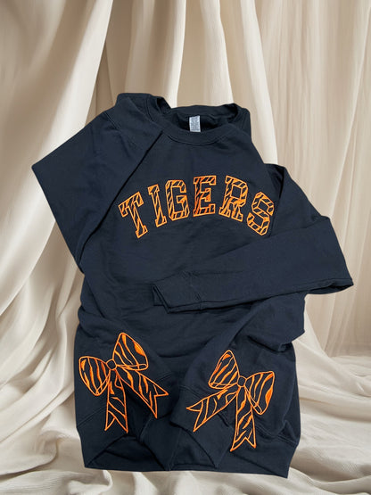 Tiger Spirit Shirt with Side Bow