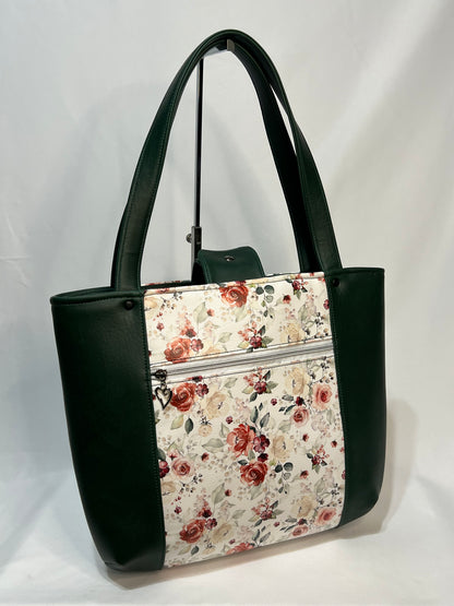 Roses Padded Tote Bag