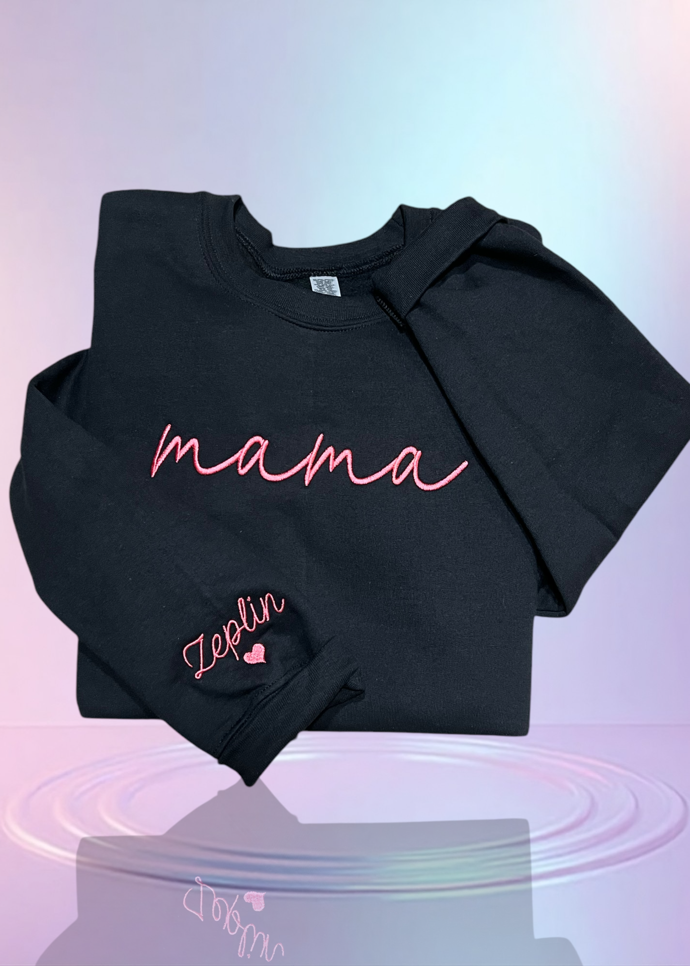 MAMA Script w Sleeve Sweatsirt 1