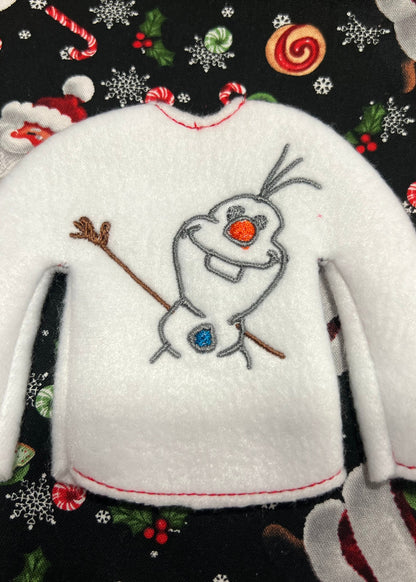 Waving Snowman -Elf Shirt/Dress