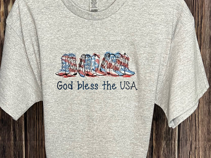 Patriotic Boots T-Shirt