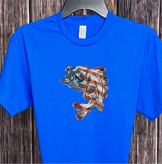 Patriotic Fish T-Shirt