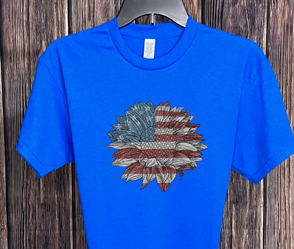 Patriotic Sunflower